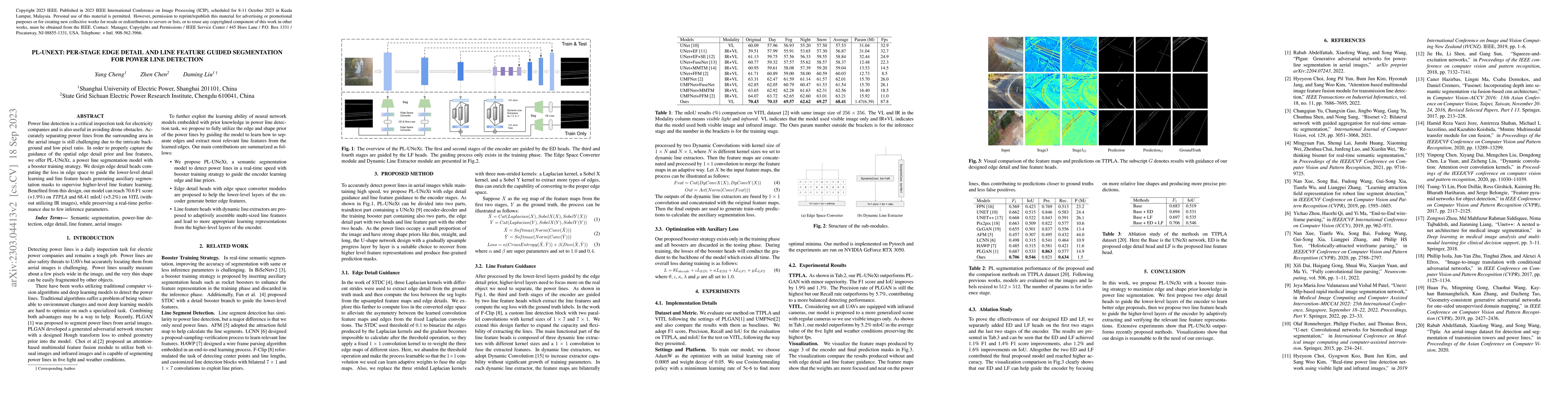 Thumbnail for PL-UNeXt: Per-stage Edge Detail and Line Feature Guided Segmentation for
  Power Line Detection