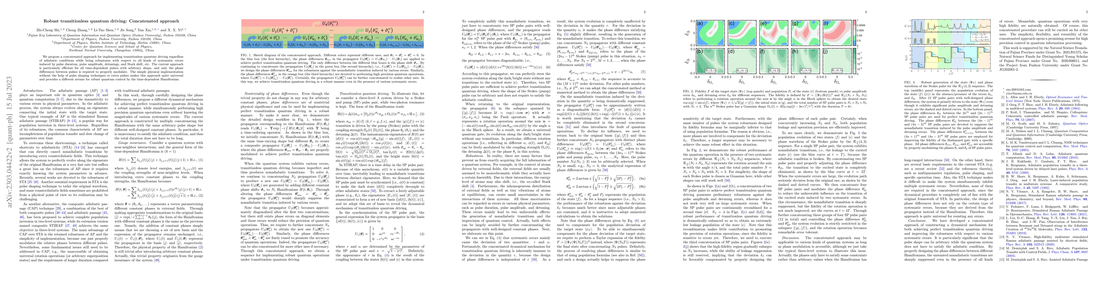 Thumbnail for Robust transitionless quantum driving: Concatenated approach