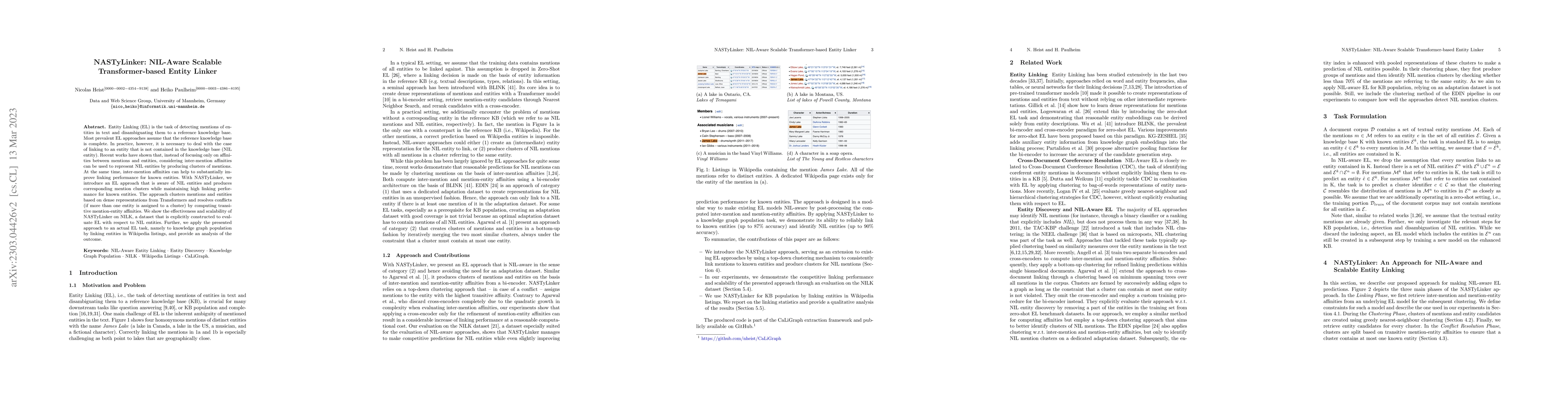 Thumbnail for NASTyLinker: NIL-Aware Scalable Transformer-based Entity Linker
