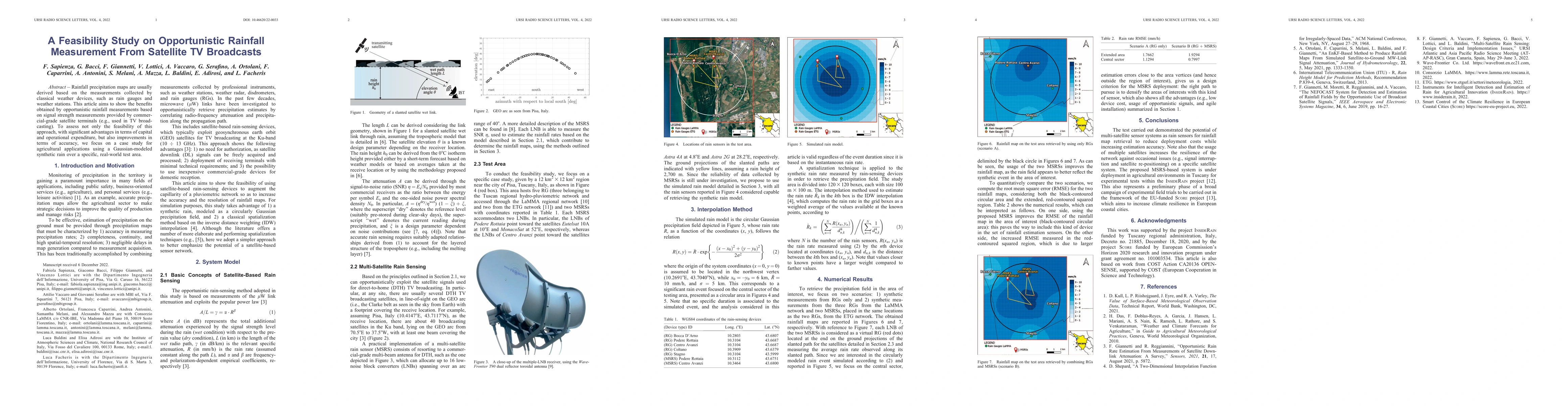 Thumbnail for A Feasibility Study on Opportunistic Rainfall Measurement From Satellite
  TV Broadcasts