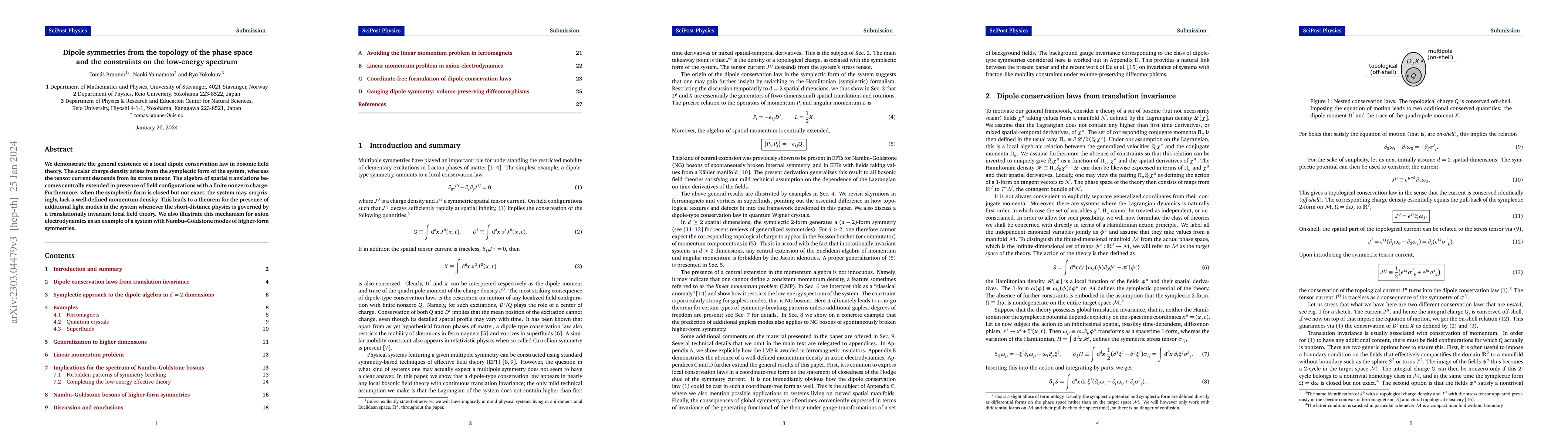 Thumbnail for Dipole symmetries from the topology of the phase space and the
  constraints on the low-energy spectrum