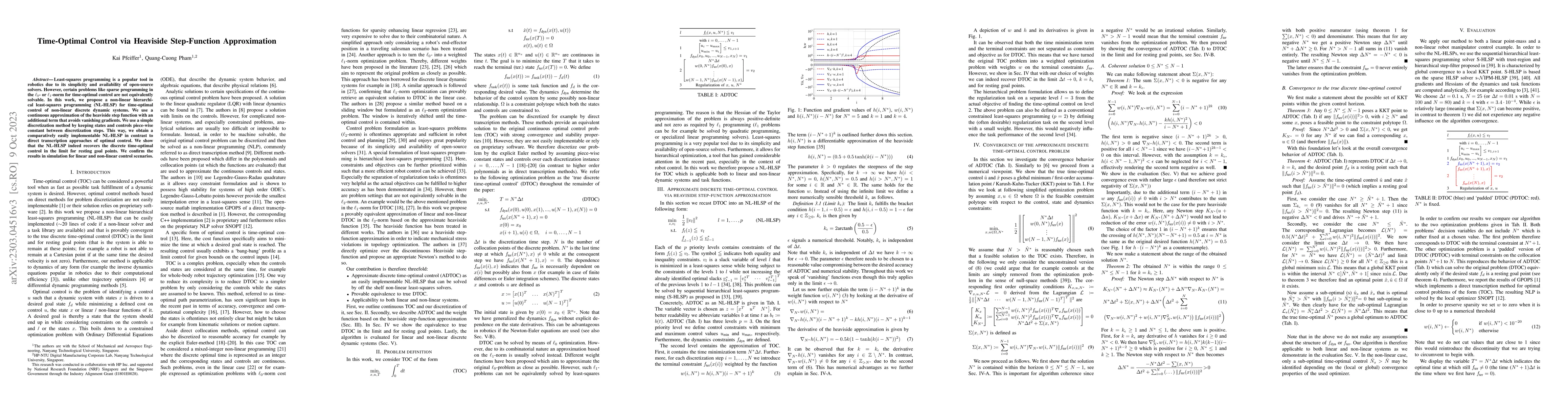 Thumbnail for Time-Optimal Control via Heaviside Step-Function Approximation