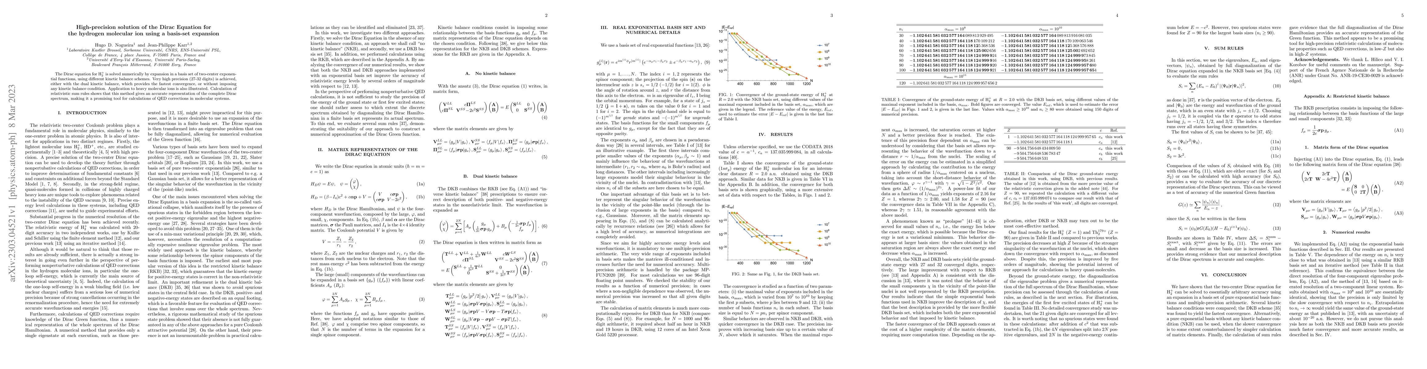 Thumbnail for High-precision solution of the Dirac Equation for the hydrogen molecular
  ion using a basis-set expansion