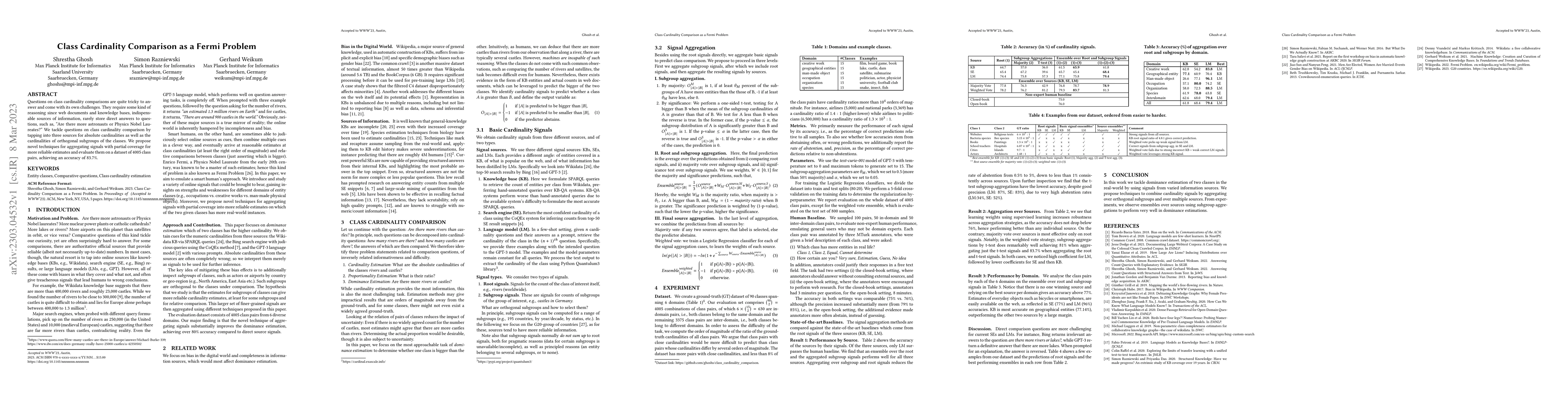 Thumbnail for Class Cardinality Comparison as a Fermi Problem