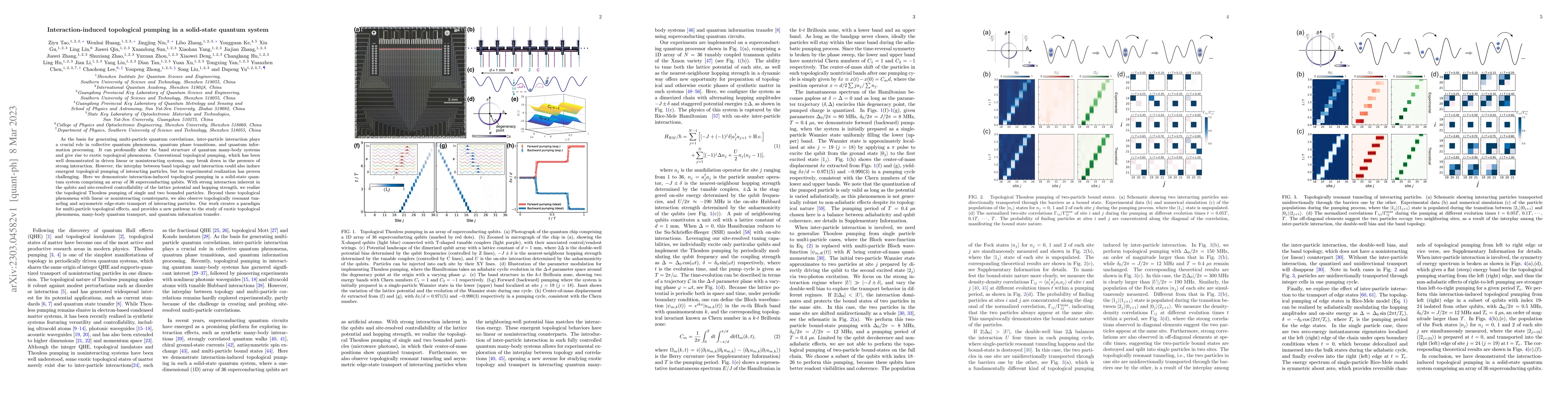 Thumbnail for Interaction-induced topological pumping in a solid-state quantum system