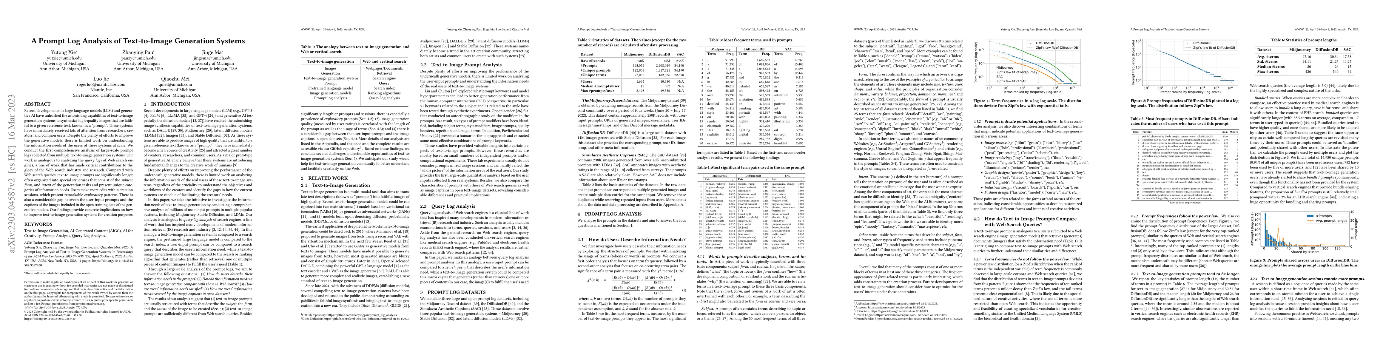Thumbnail for A Prompt Log Analysis of Text-to-Image Generation Systems