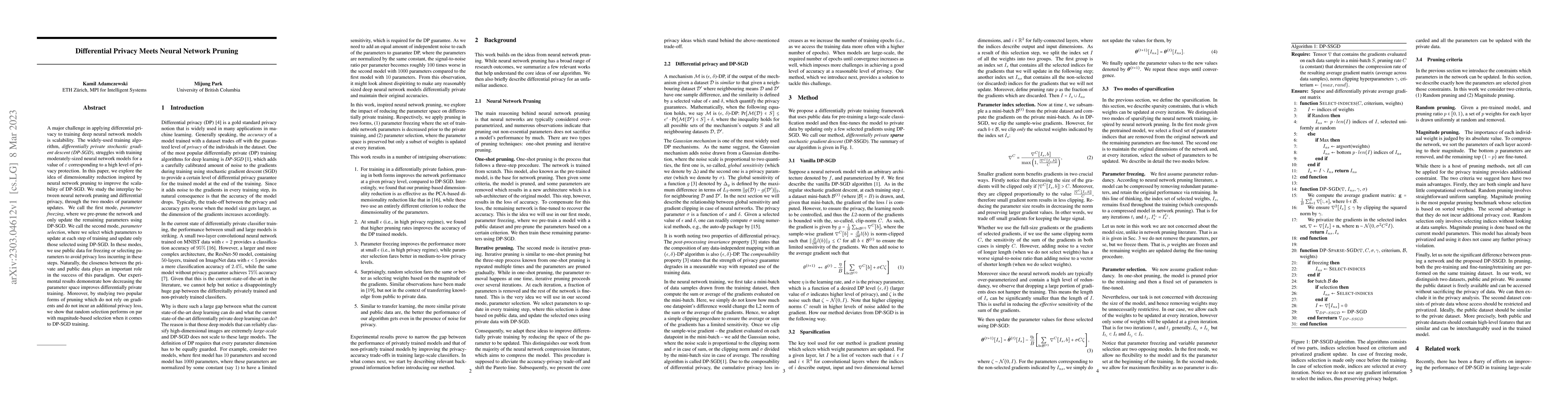 Thumbnail for Differential Privacy Meets Neural Network Pruning
