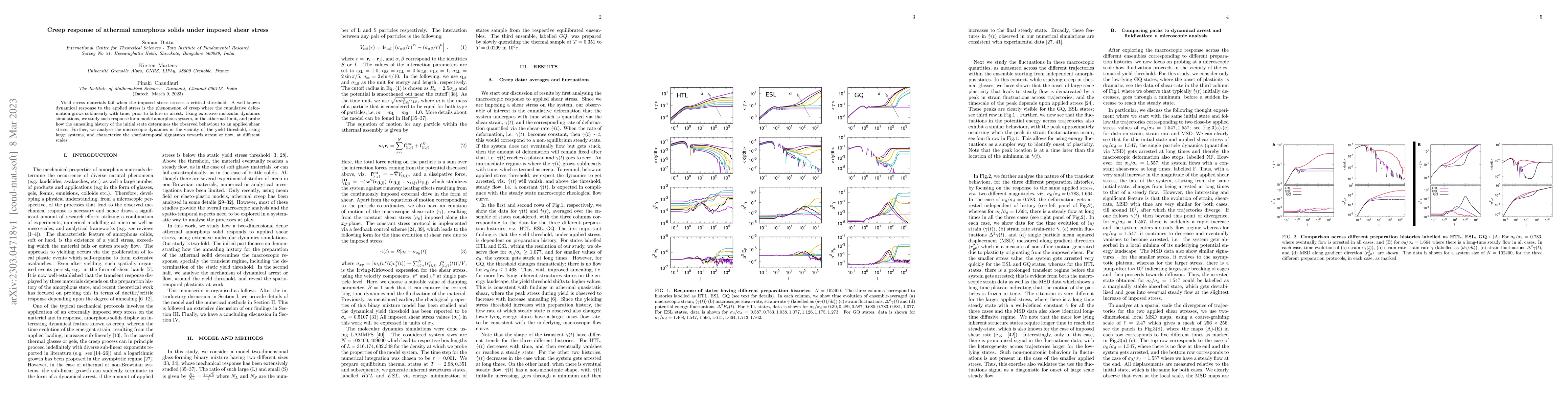 Thumbnail for Creep response of athermal amorphous solids under imposed shear stress