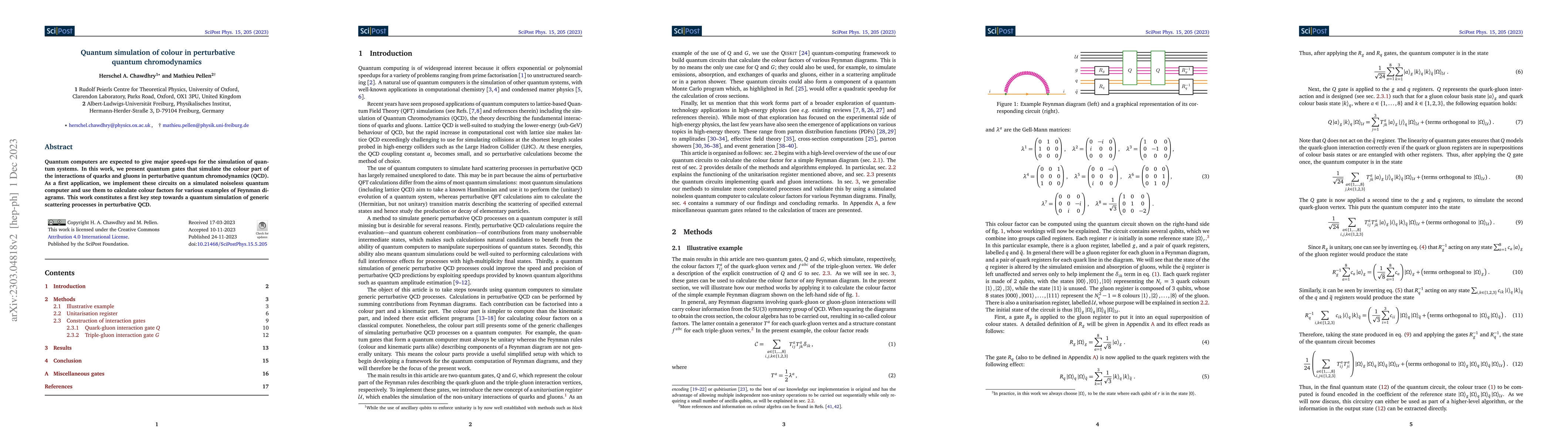 Thumbnail for Quantum simulation of colour in perturbative quantum chromodynamics