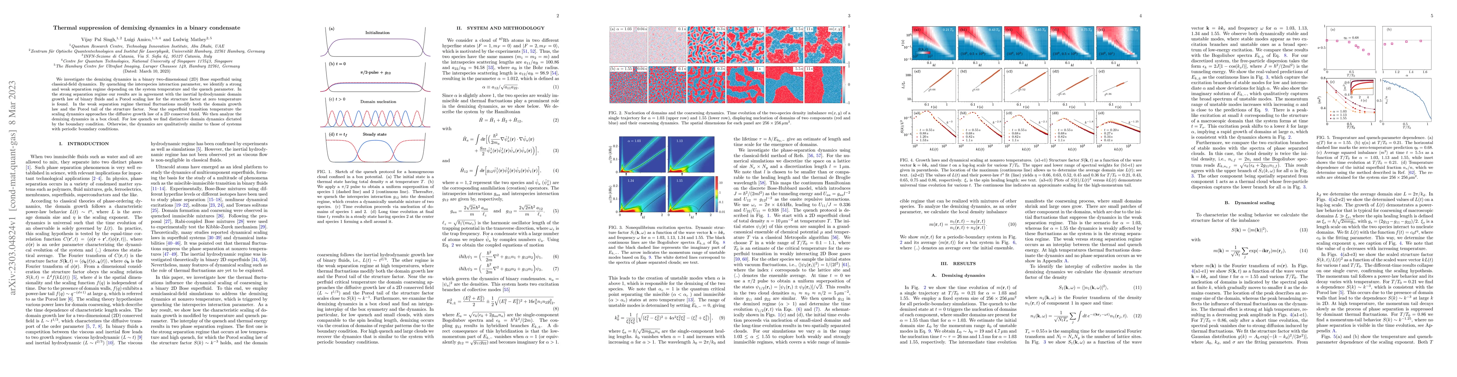 Thumbnail for Thermal suppression of demixing dynamics in a binary condensate