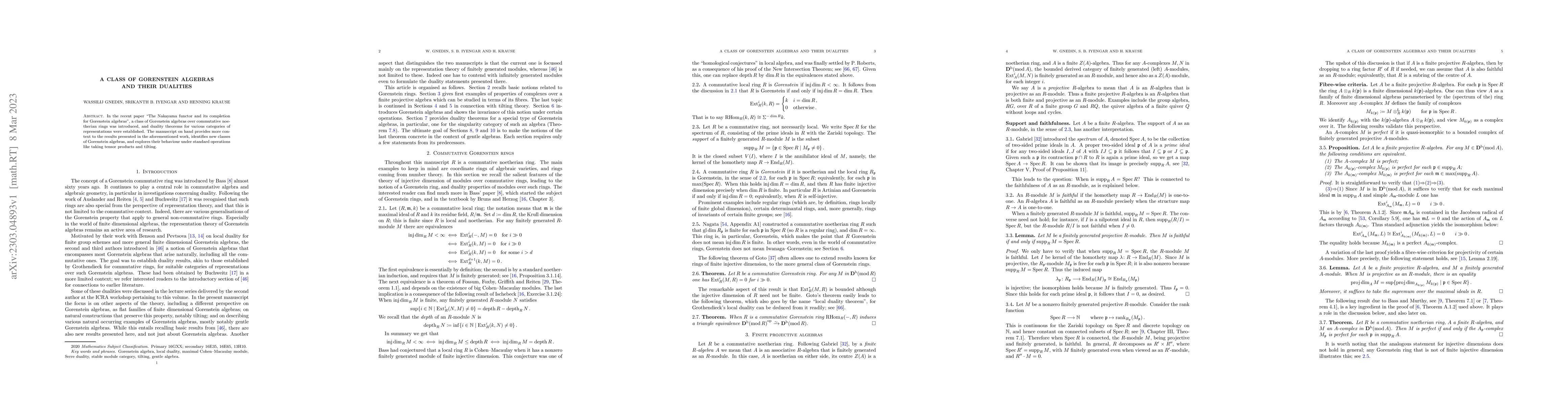 Thumbnail for A class of Gorenstein algebras and their dualities