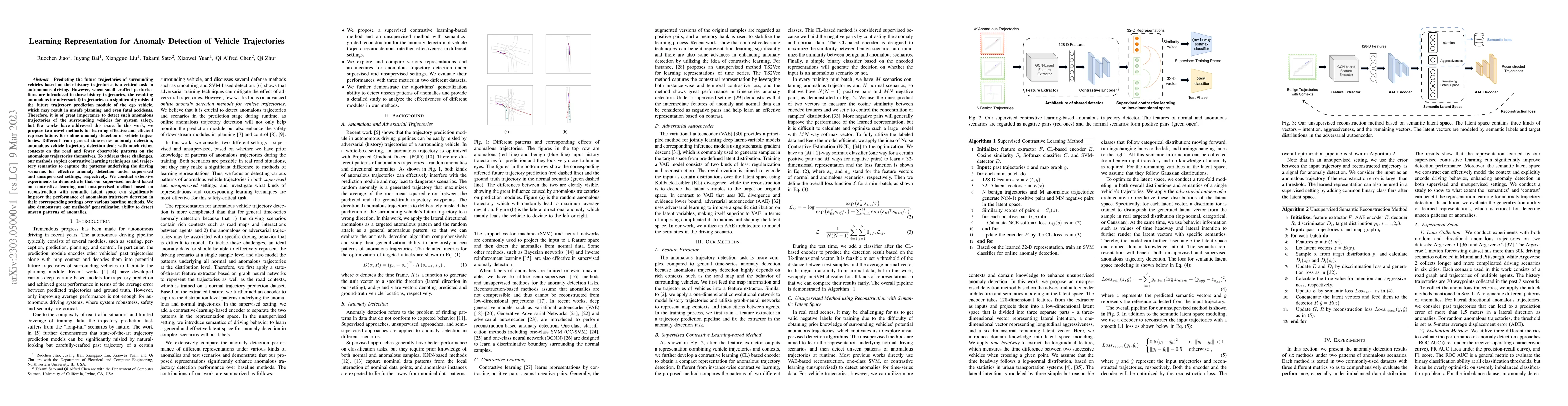 Thumbnail for Learning Representation for Anomaly Detection of Vehicle Trajectories