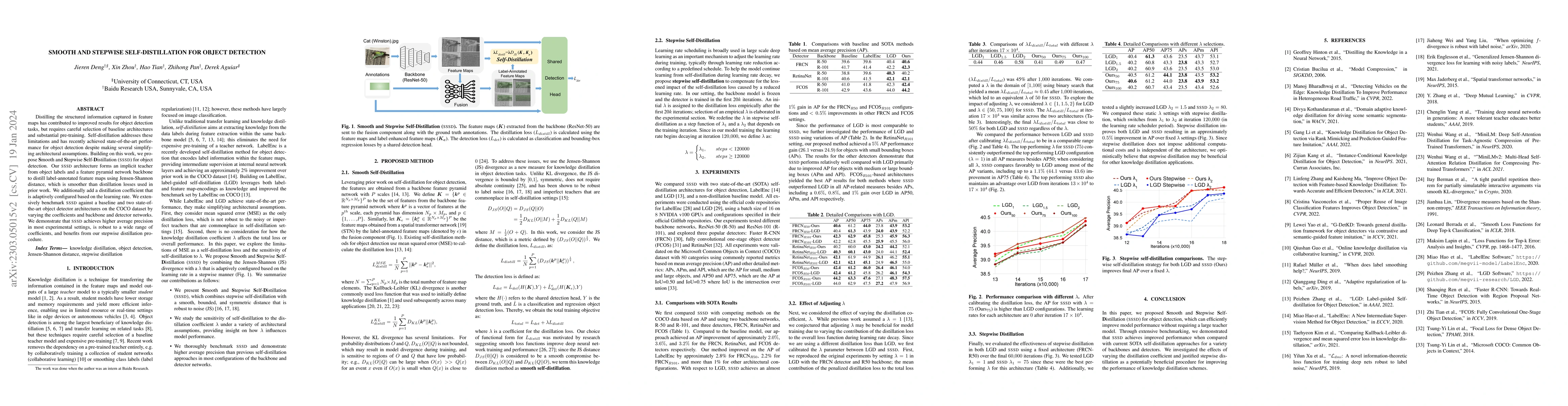 Thumbnail for Smooth and Stepwise Self-Distillation for Object Detection