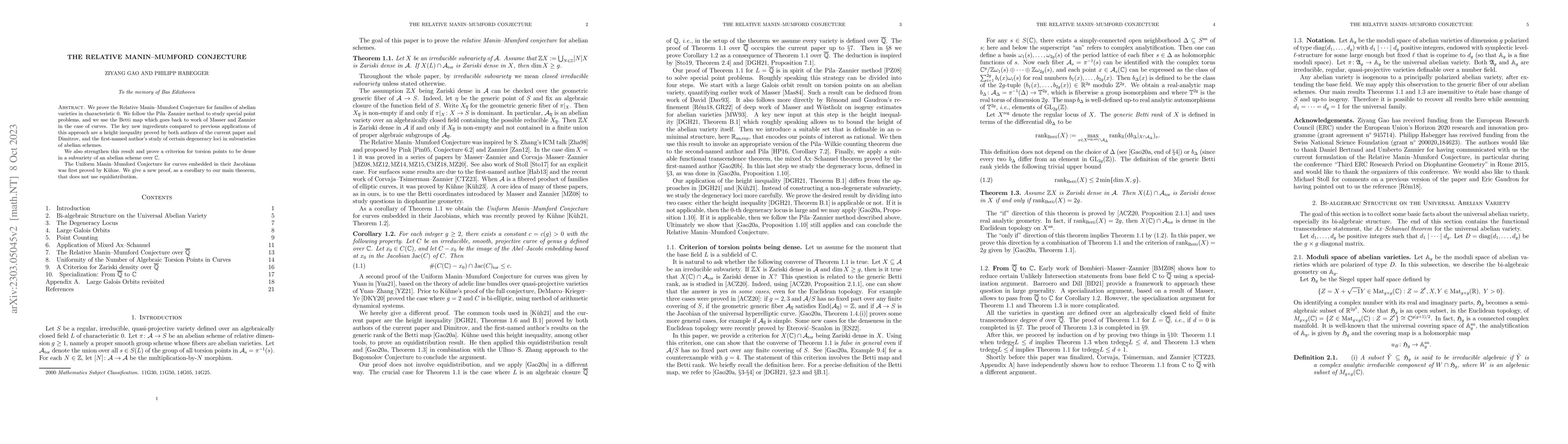 Thumbnail for The Relative Manin-Mumford Conjecture