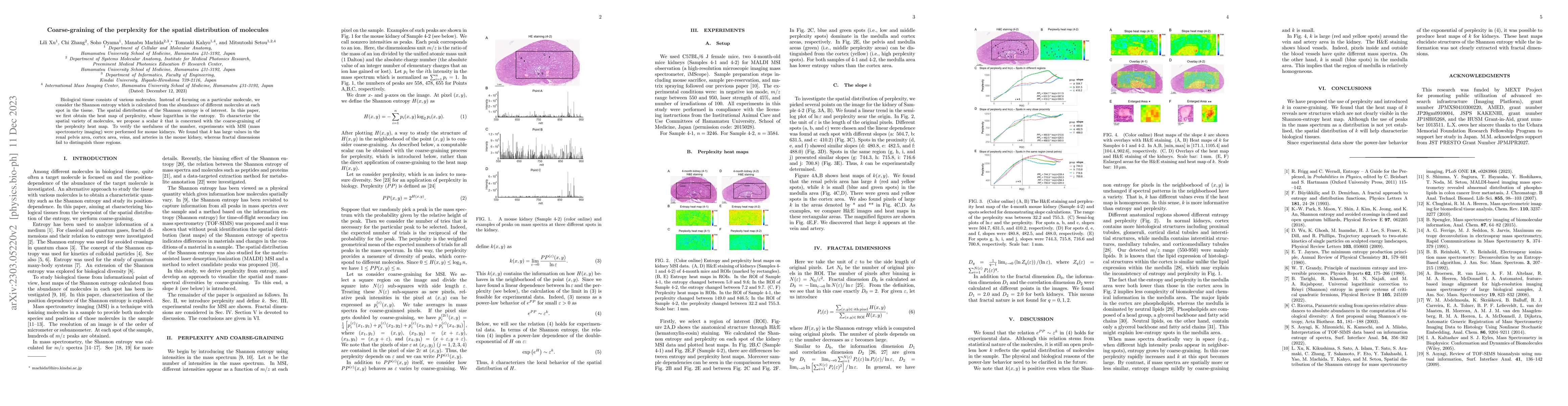 Thumbnail for Coarse-graining of the perplexity for the spatial distribution of
  molecules