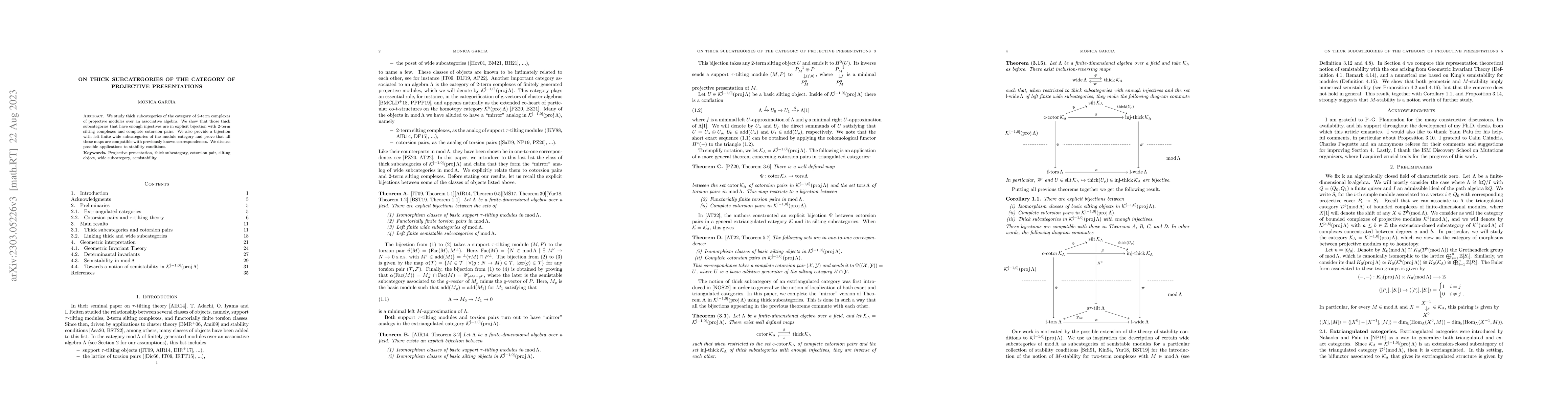 Thumbnail for On thick subcategories of the category of projective presentations
