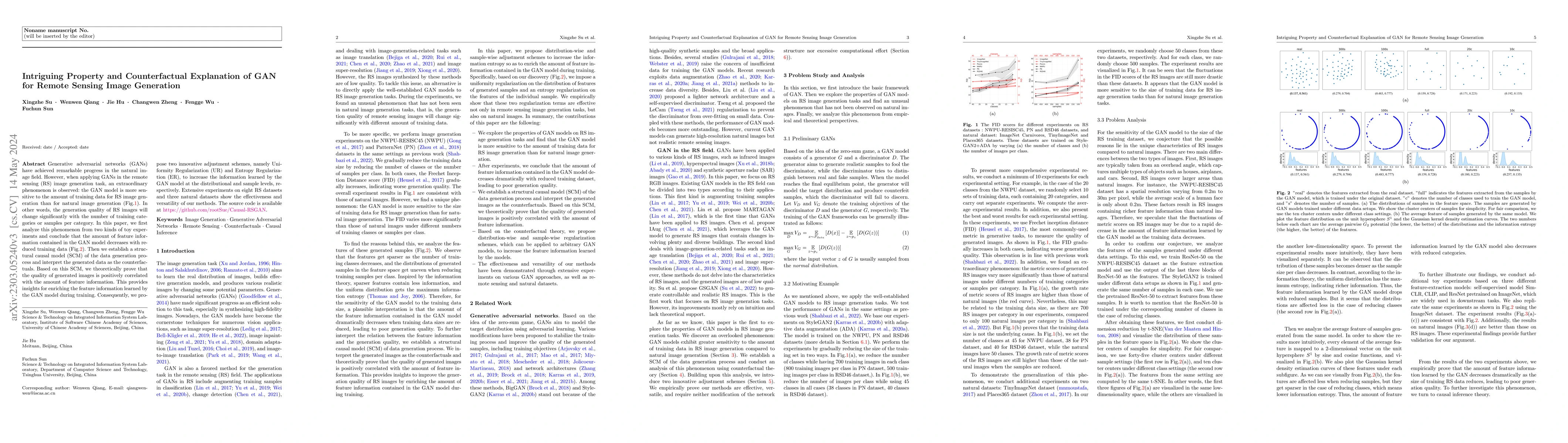 Thumbnail for Intriguing Property and Counterfactual Explanation of GAN for Remote
  Sensing Image Generation