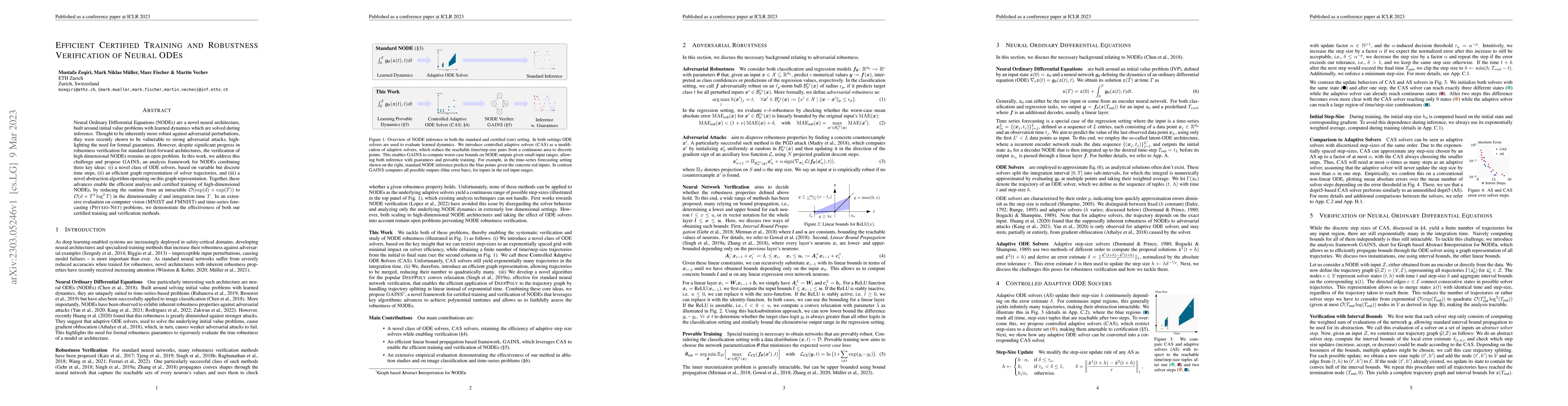 Thumbnail for Efficient Certified Training and Robustness Verification of Neural ODEs