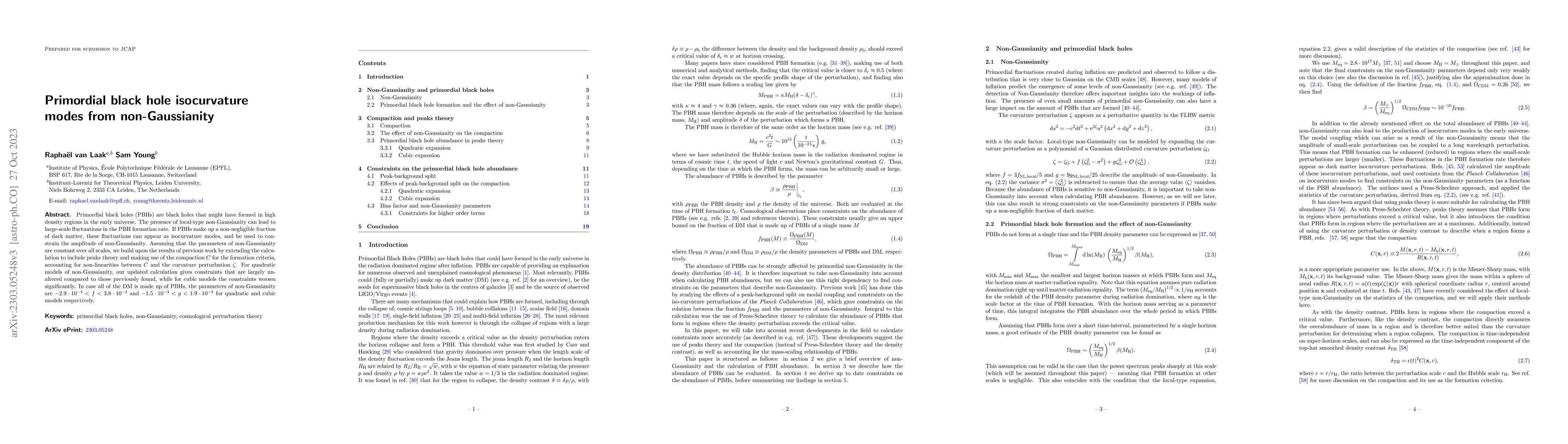 Thumbnail for Primordial black hole isocurvature modes from non-Gaussianity