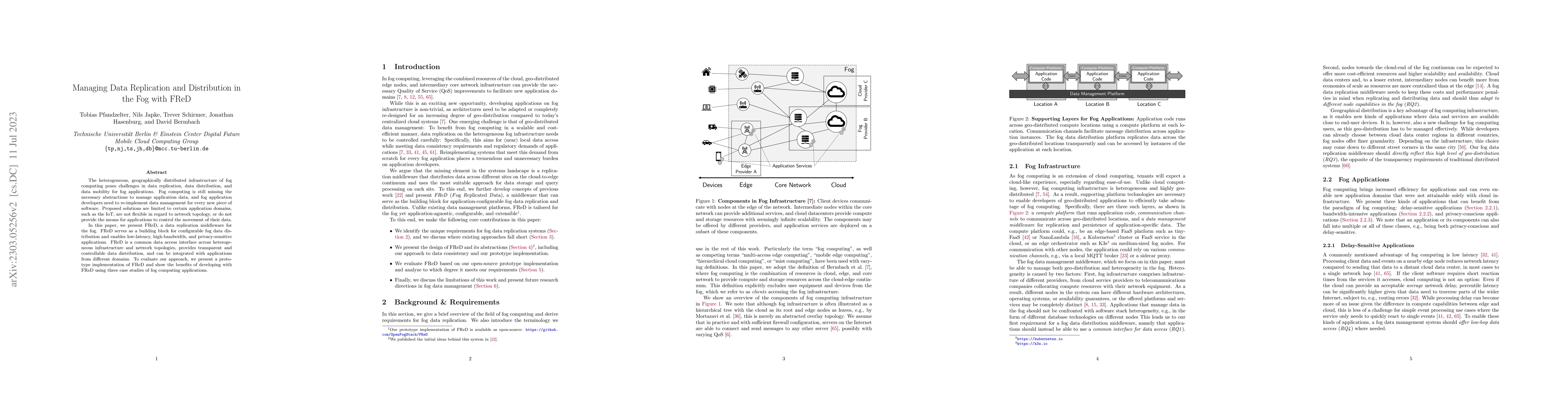 Thumbnail for Managing Data Replication and Distribution in the Fog with FReD