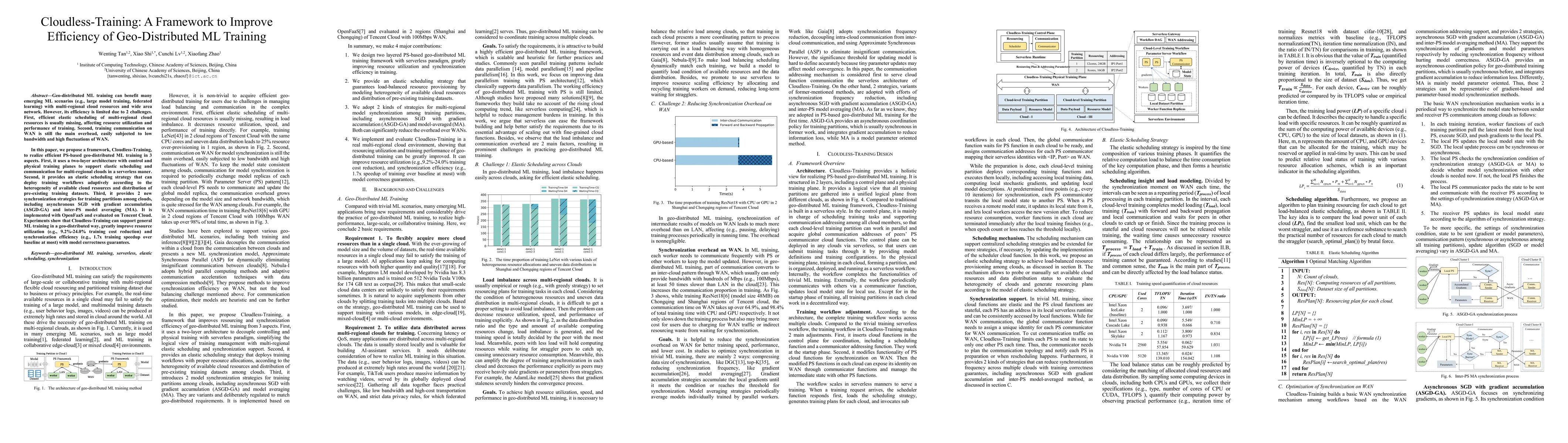 Thumbnail for Cloudless-Training: A Framework to Improve Efficiency of Geo-Distributed
  ML Training