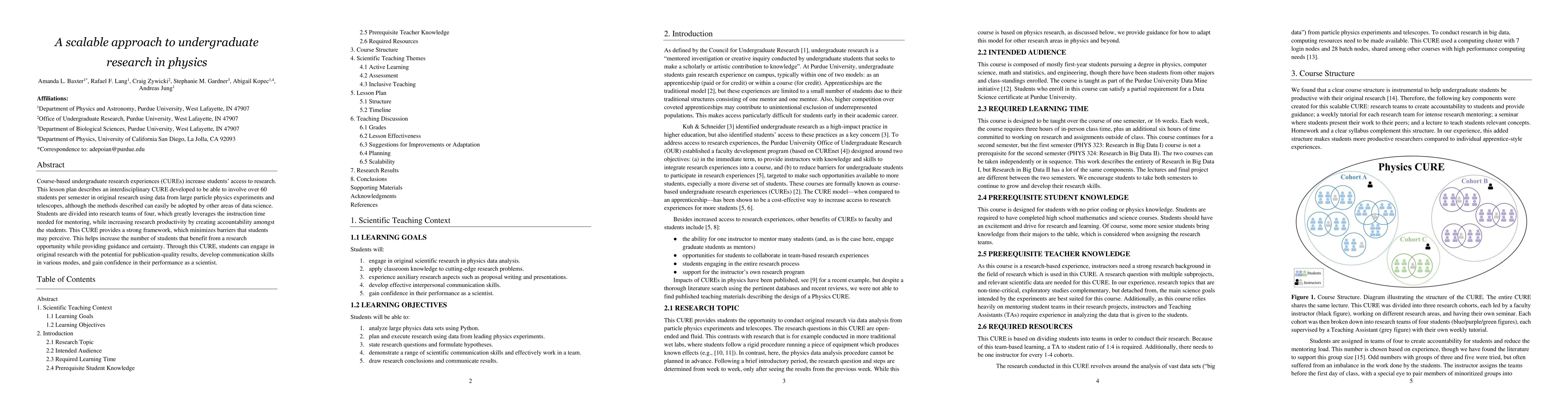 Thumbnail for A scalable approach to undergraduate research in physics