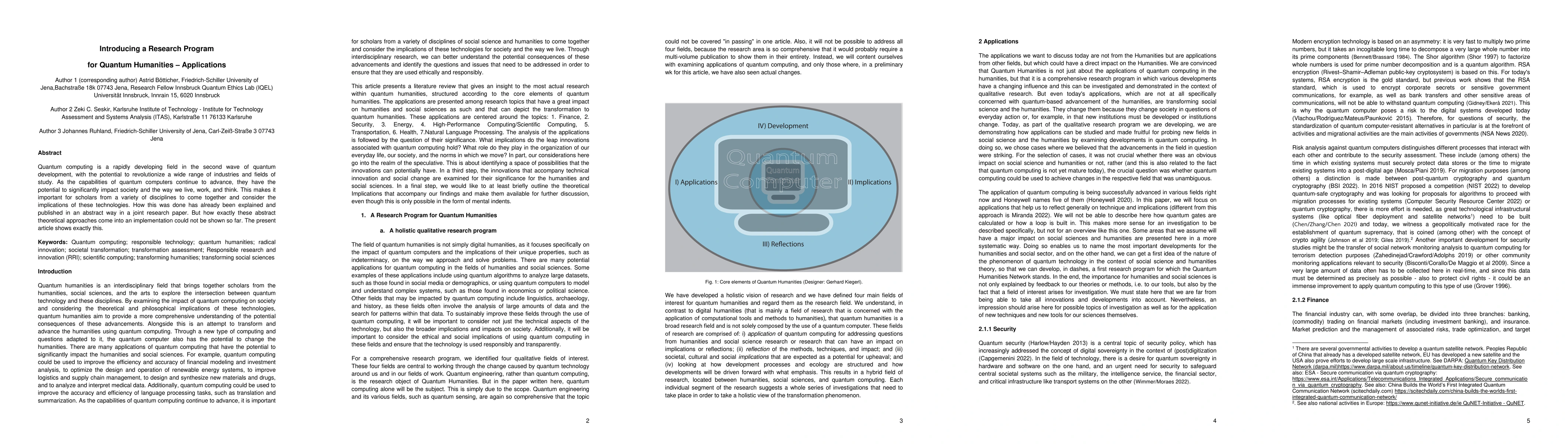 Thumbnail for Introducing a Research Program for Quantum Humanities: Applications