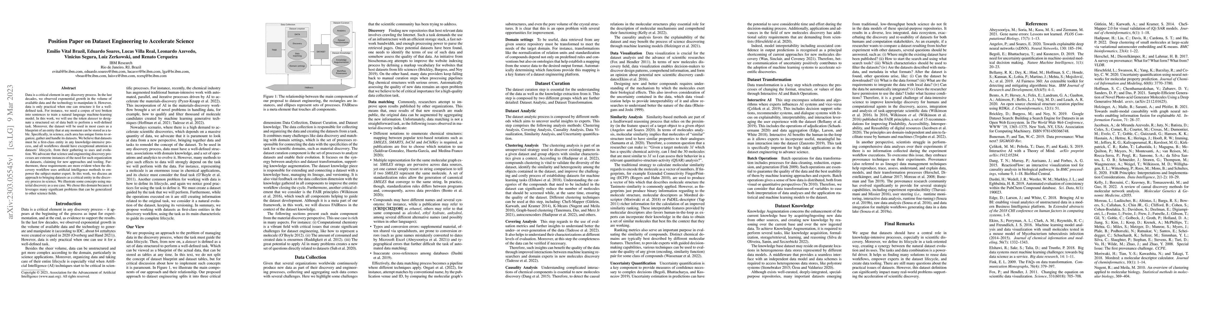 Thumbnail for Position Paper on Dataset Engineering to Accelerate Science