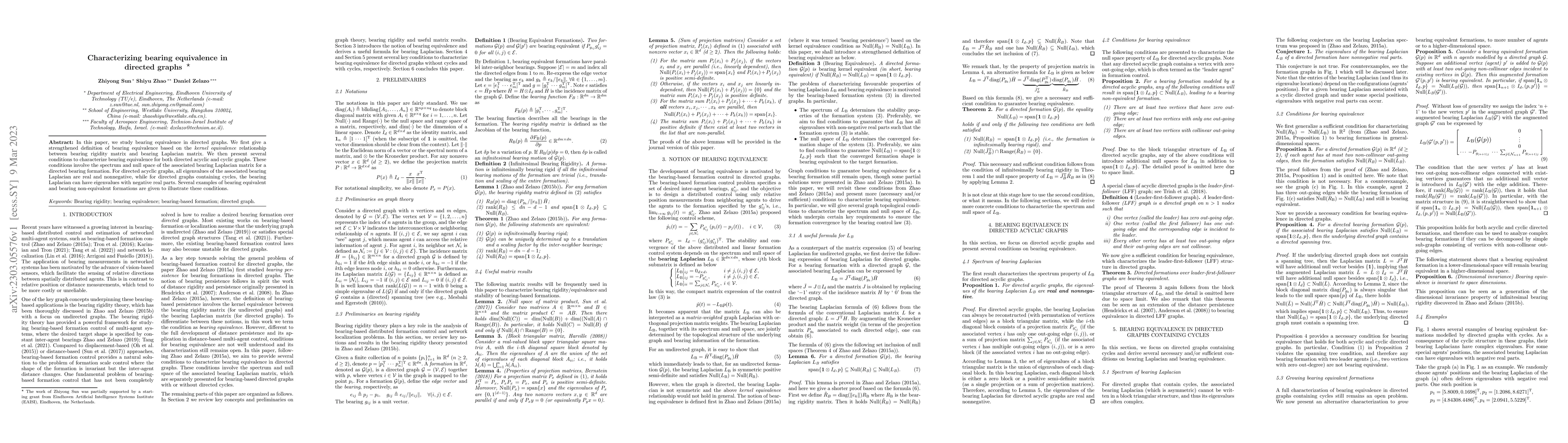Thumbnail for Characterizing bearing equivalence in directed graphs