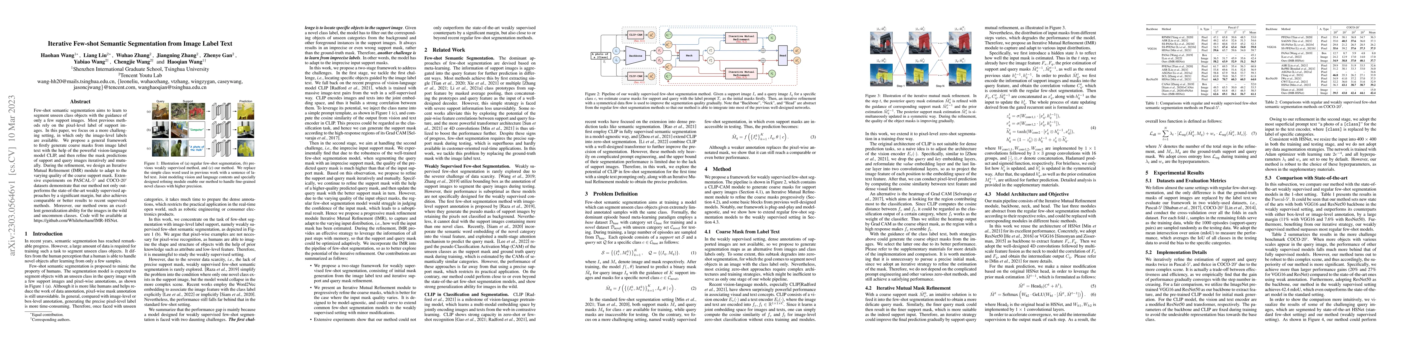 Thumbnail for Iterative Few-shot Semantic Segmentation from Image Label Text