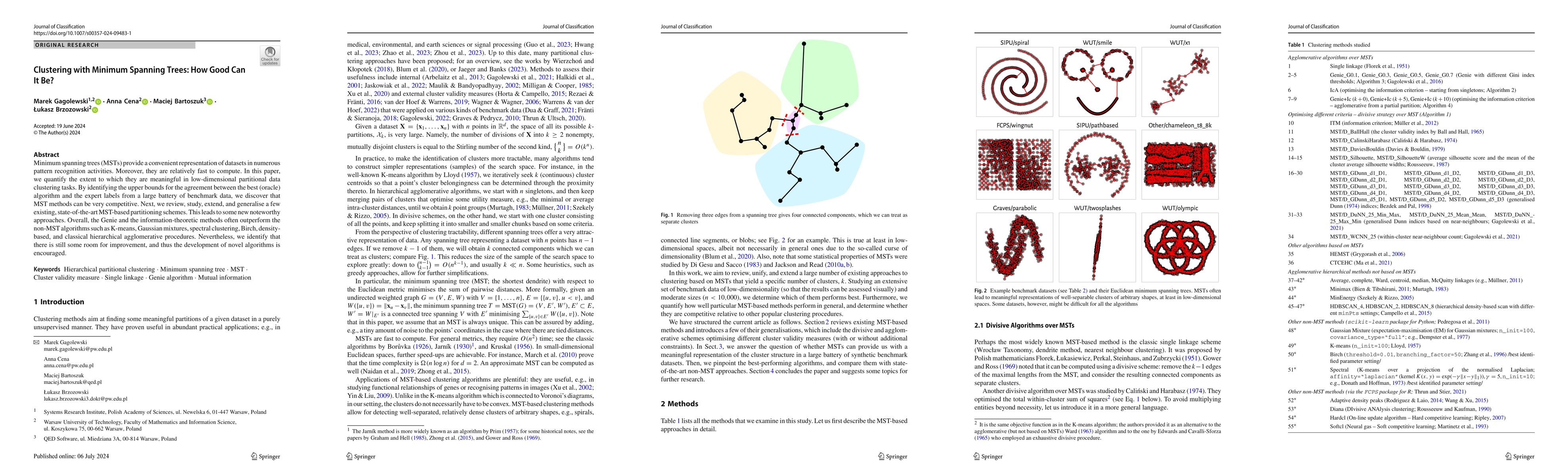 Thumbnail for Clustering with minimum spanning trees: How good can it be?