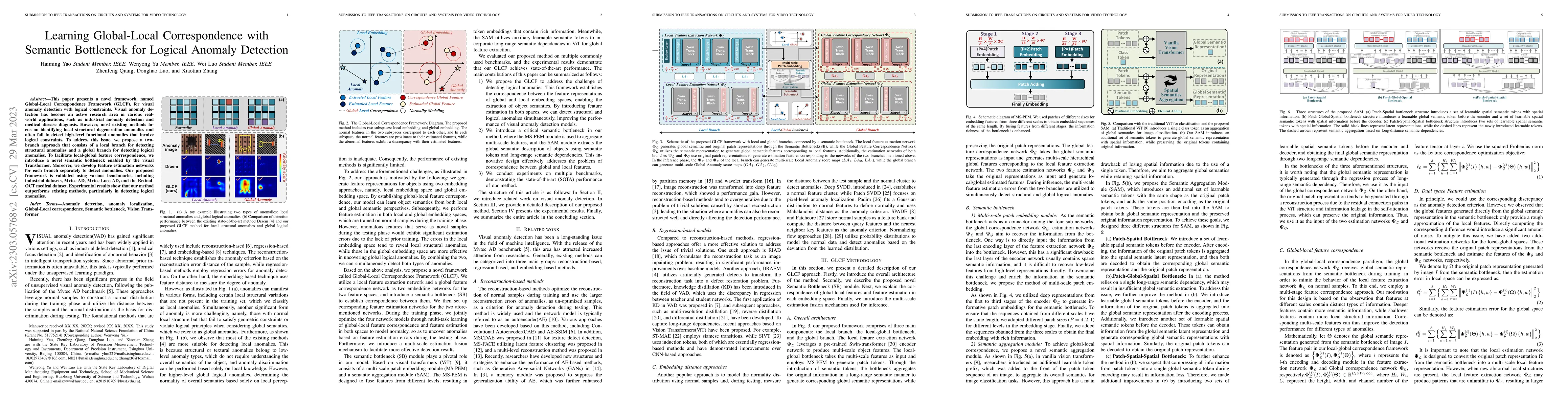 Thumbnail for Learning Global-Local Correspondence with Semantic Bottleneck for
  Logical Anomaly Detection