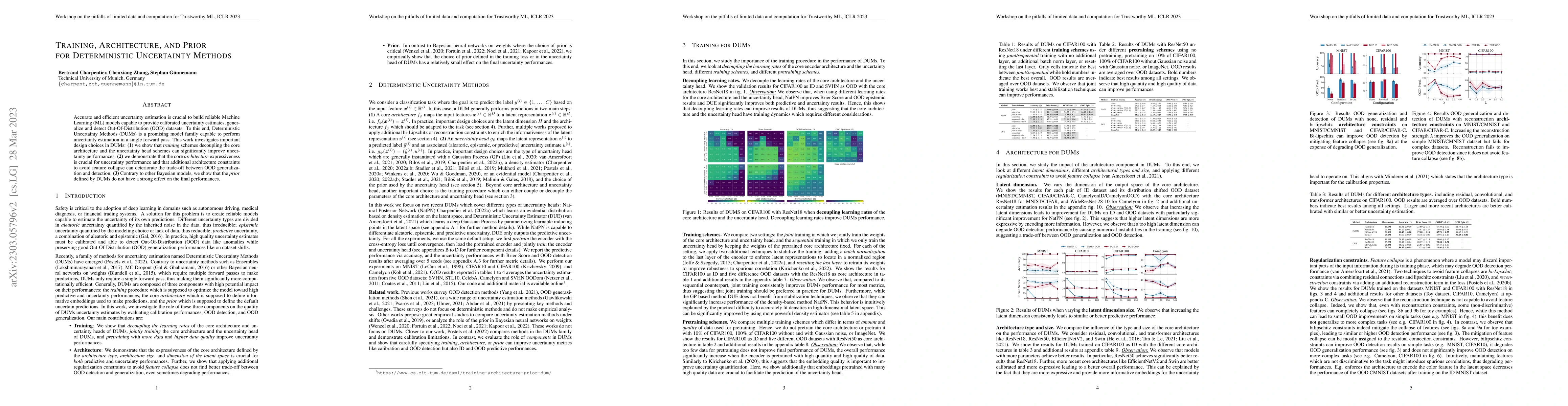 Thumbnail for Training, Architecture, and Prior for Deterministic Uncertainty Methods