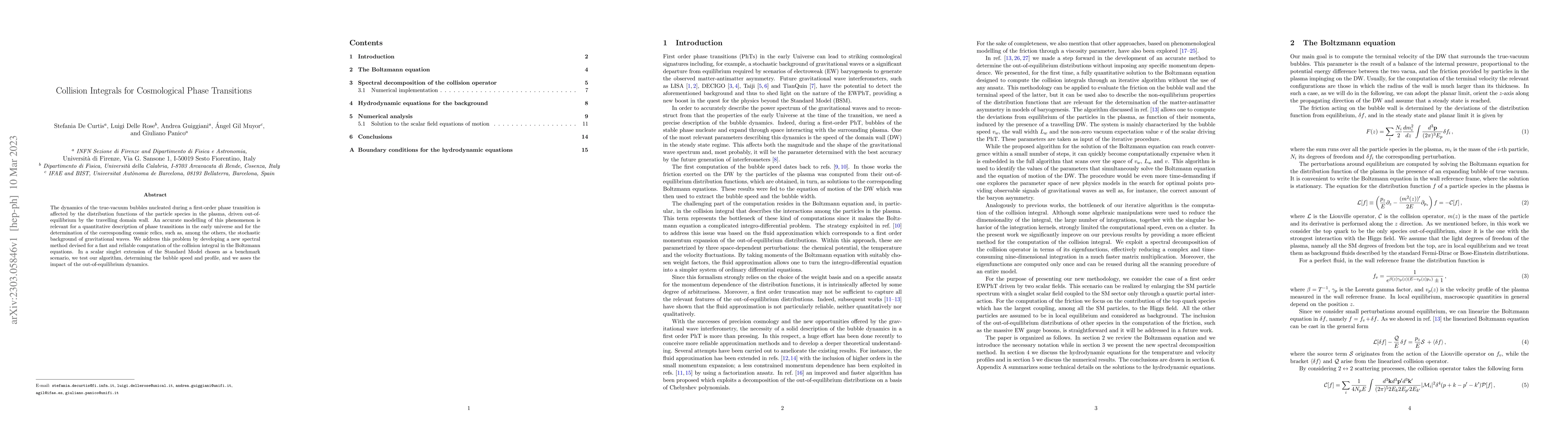 Thumbnail for Collision Integrals for Cosmological Phase Transitions