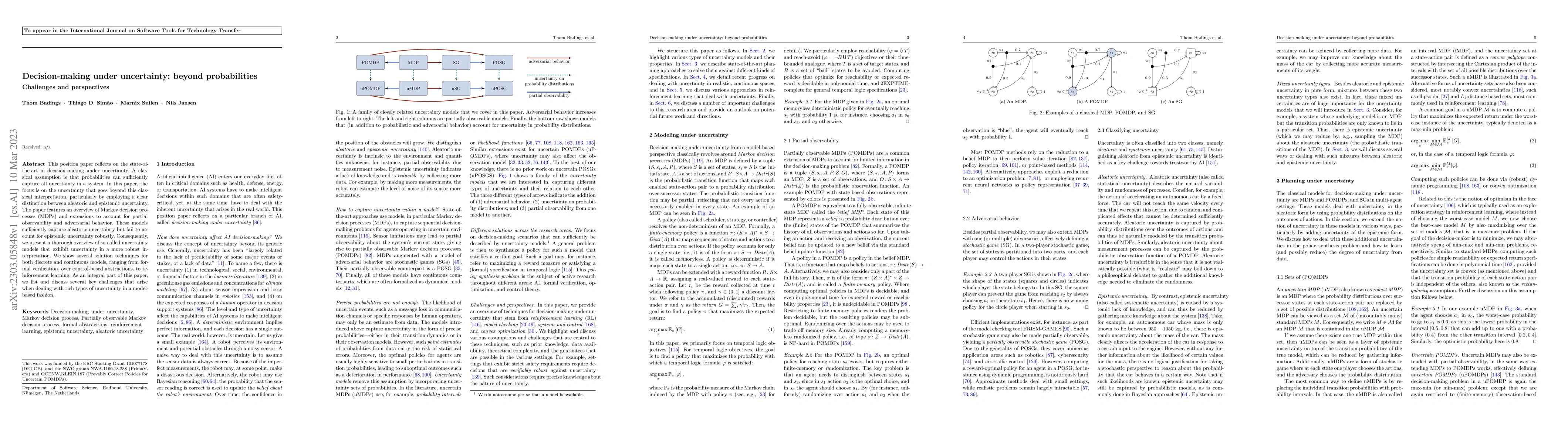 Thumbnail for Decision-Making Under Uncertainty: Beyond Probabilities
