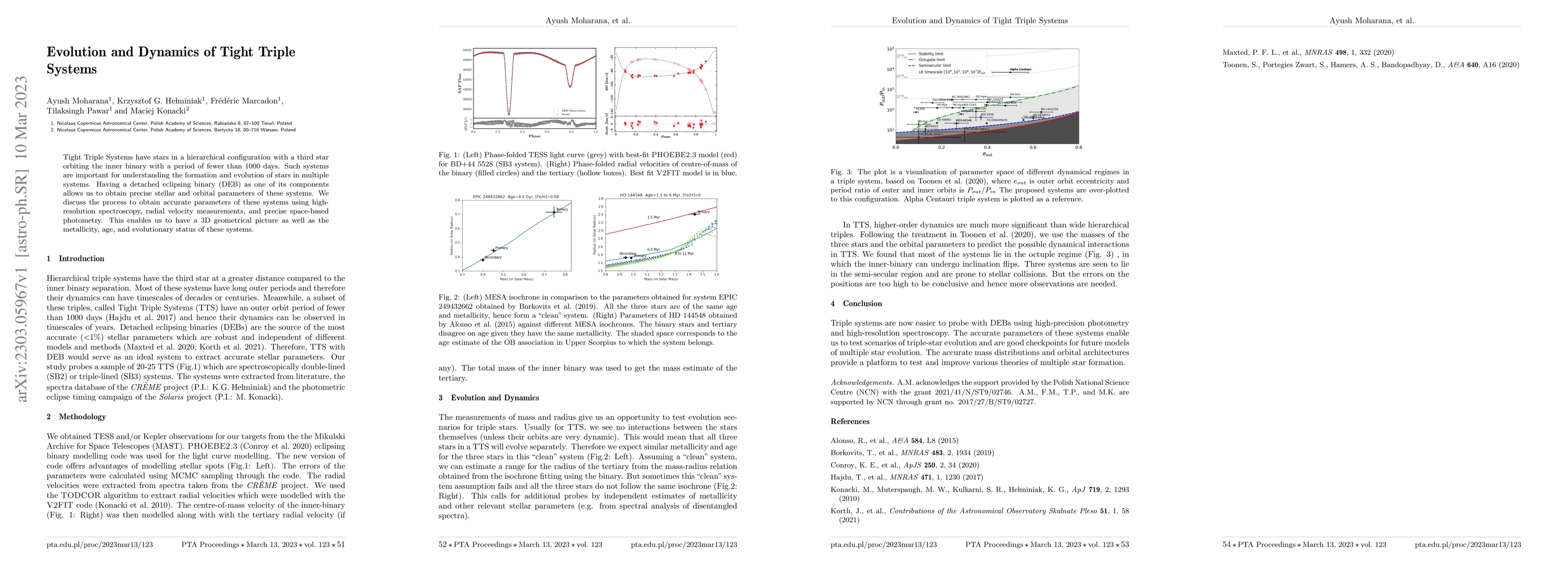 Thumbnail for Evolution and Dynamics of Tight Triple Systems
