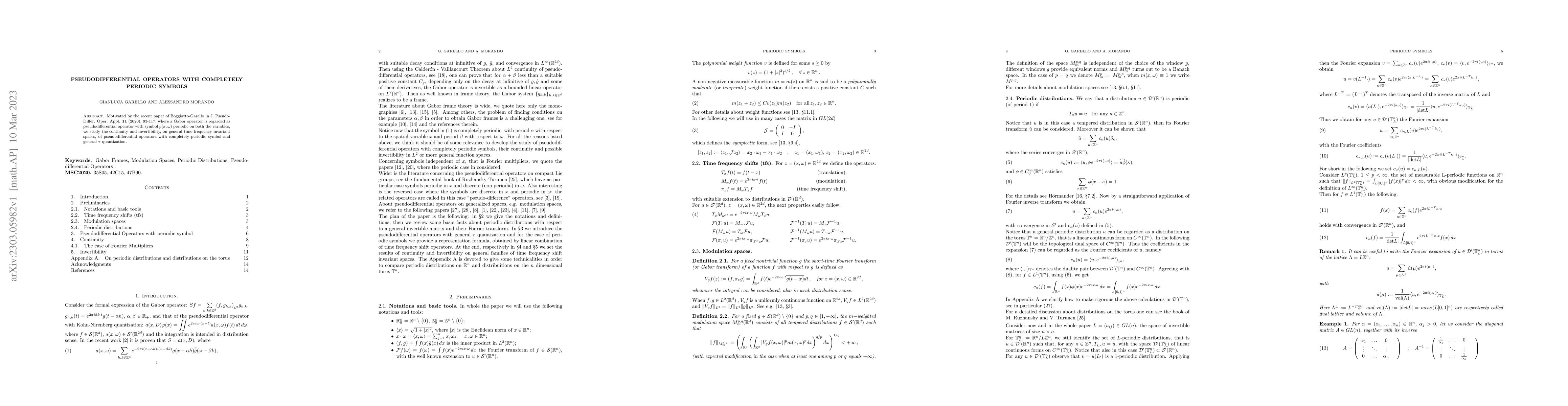 Thumbnail for Pseudodifferential operators with completely periodic symbols