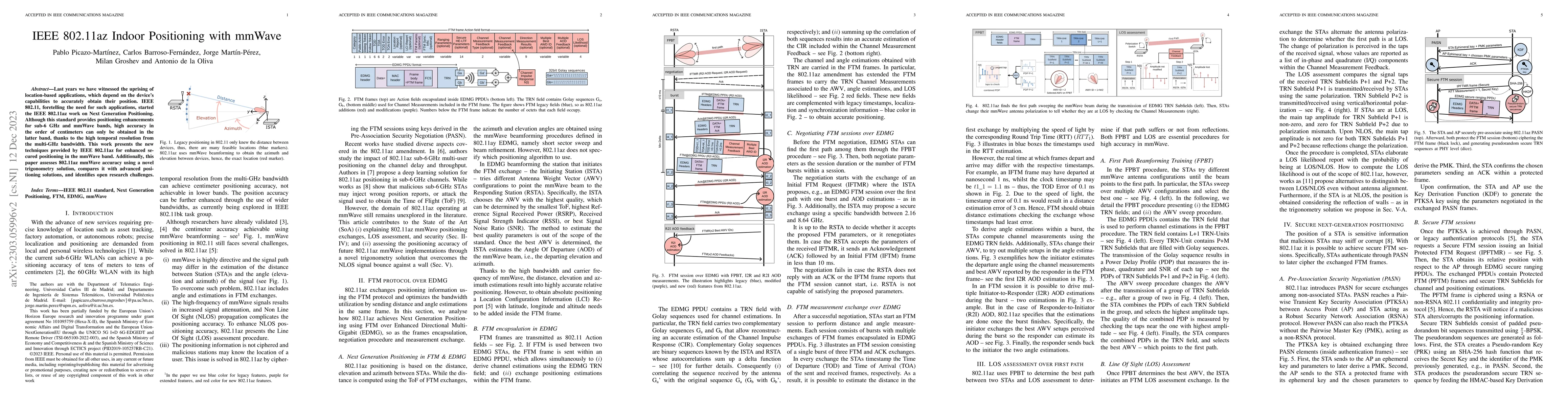 Thumbnail for IEEE 802.11az Indoor Positioning with mmWave