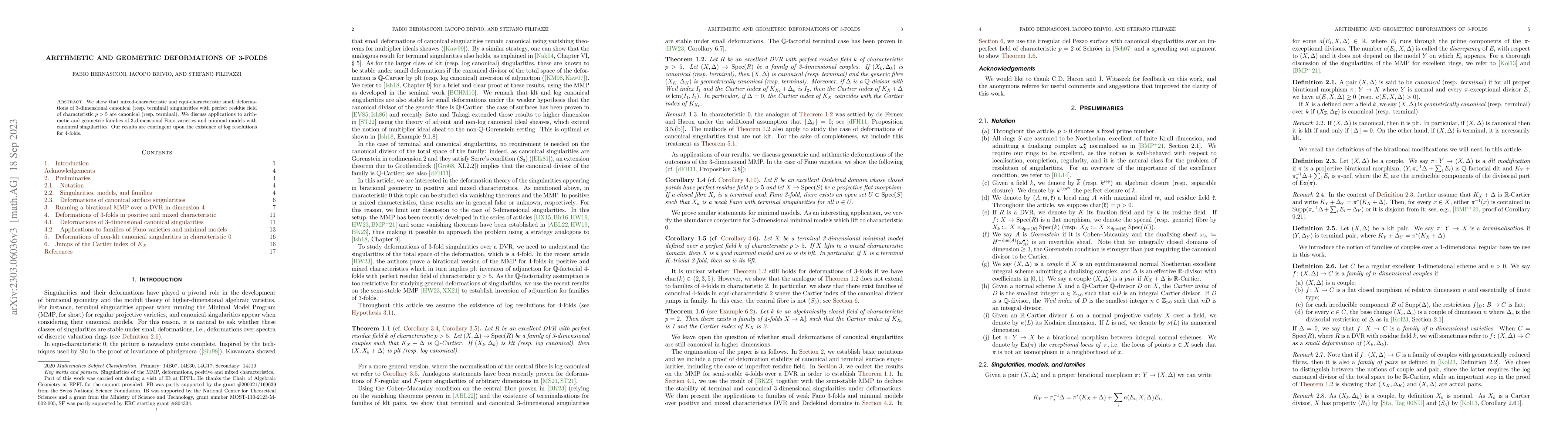 Thumbnail for Arithmetic and geometric deformations of 3-folds
