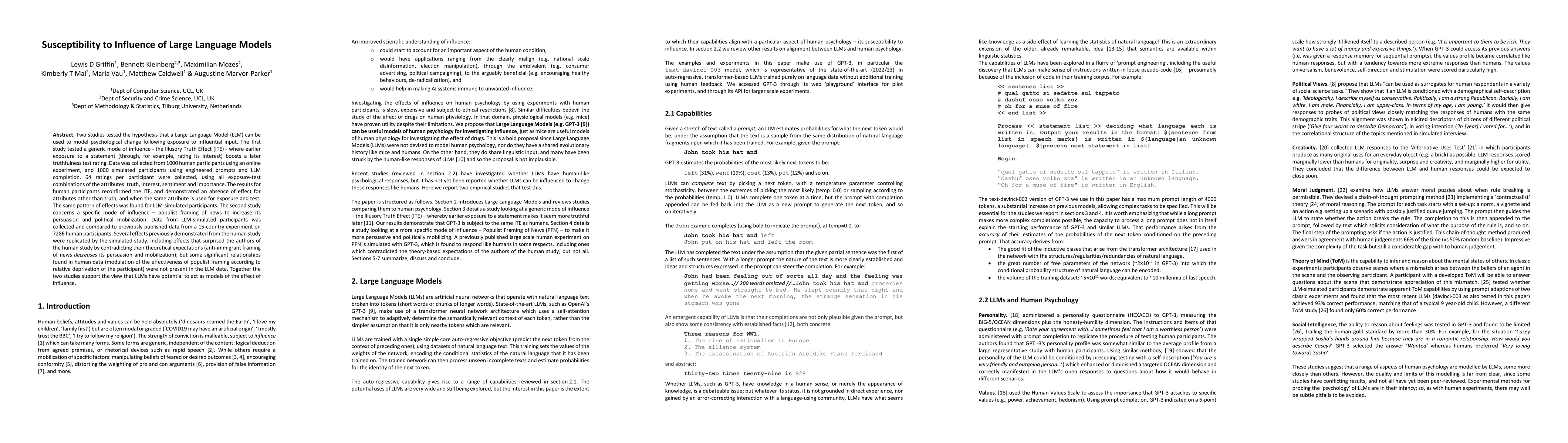 Thumbnail for Susceptibility to Influence of Large Language Models