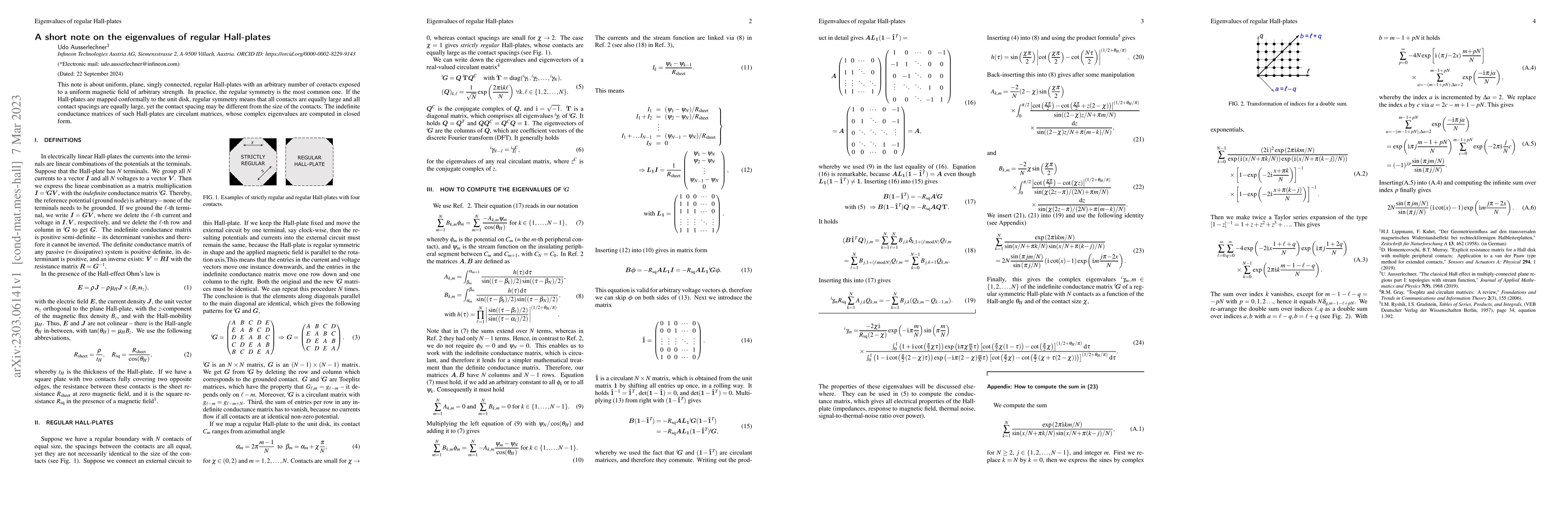 Thumbnail for A short note on the eigenvalues of regular Hall-plates