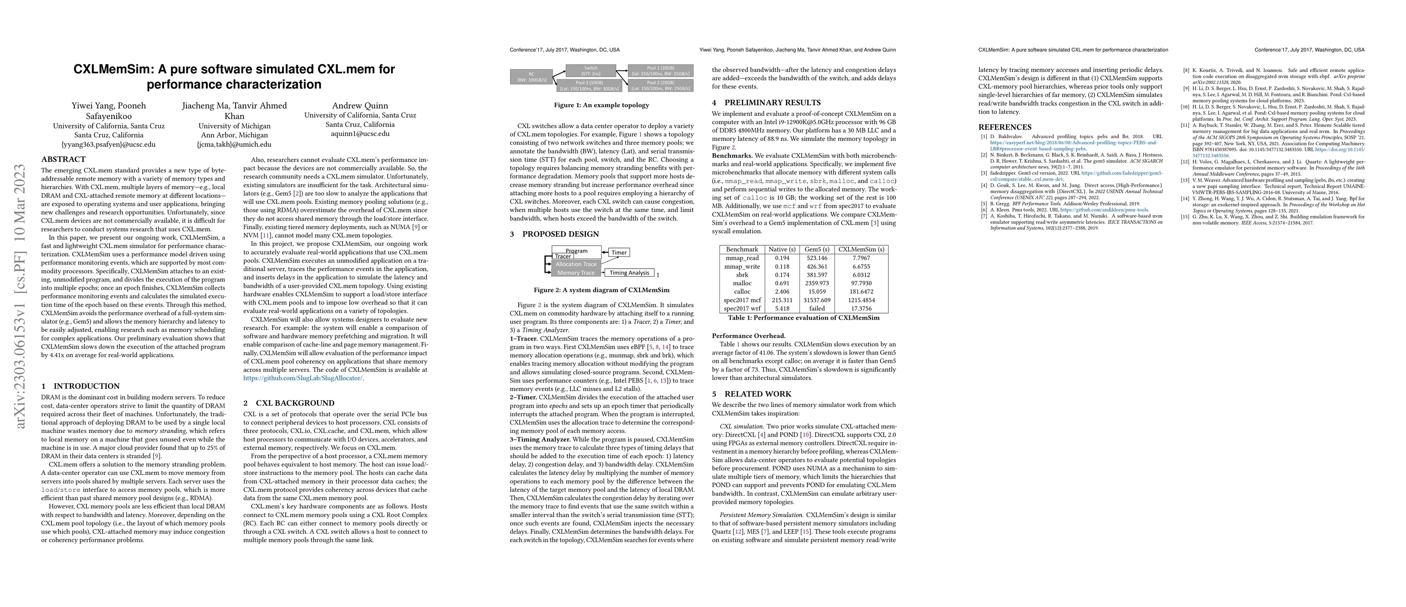 Thumbnail for CXLMemSim: A pure software simulated CXL.mem for performance
  characterization