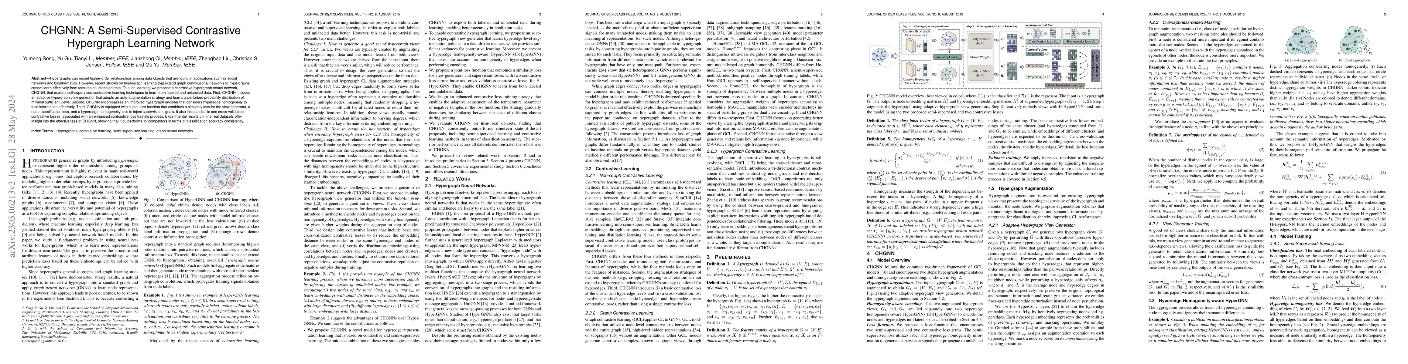 Thumbnail for CHGNN: A Semi-Supervised Contrastive Hypergraph Learning Network