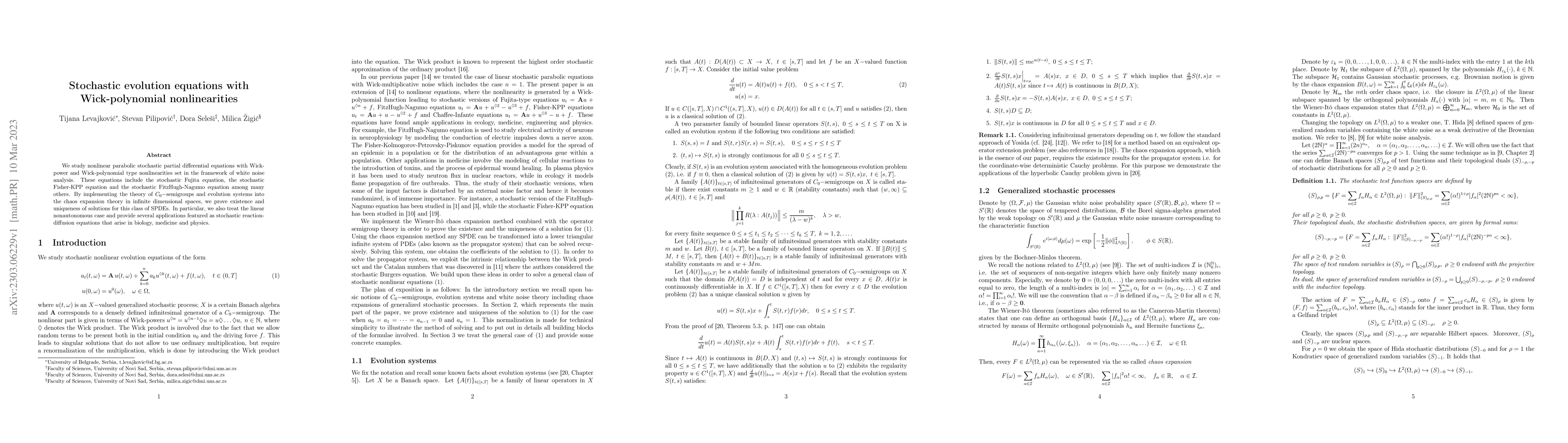 Thumbnail for Stochastic evolution equations with Wick-polynomial nonlinearities