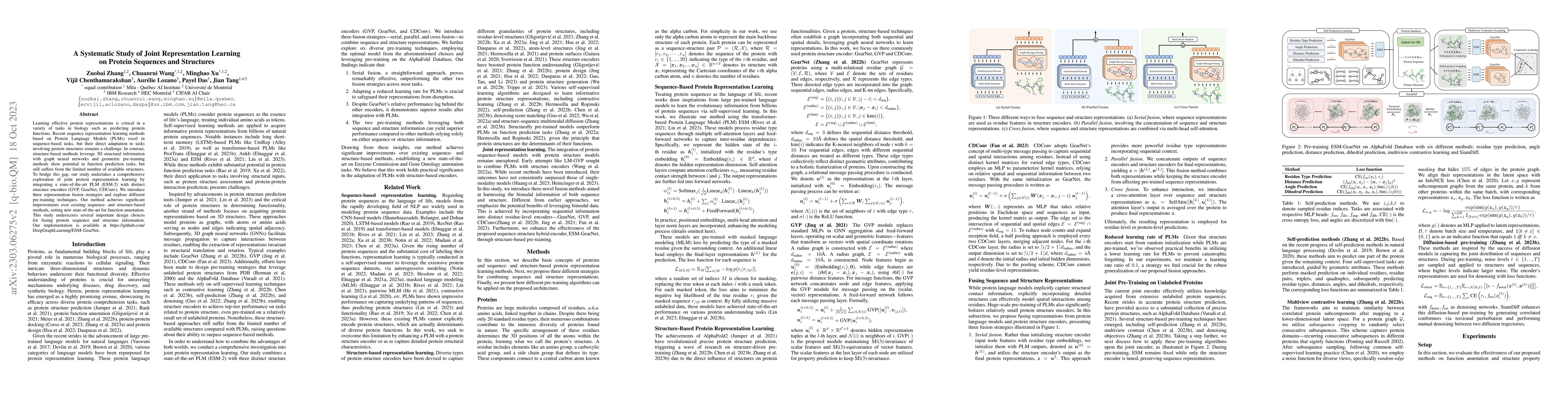 Thumbnail for A Systematic Study of Joint Representation Learning on Protein Sequences
  and Structures