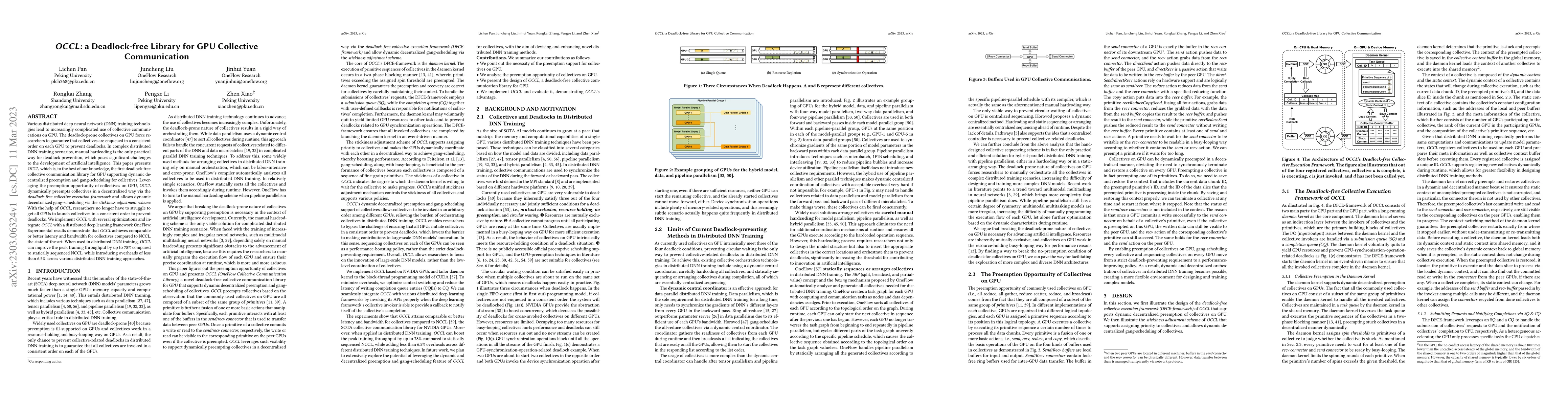 Thumbnail for OCCL: a Deadlock-free Library for GPU Collective Communication