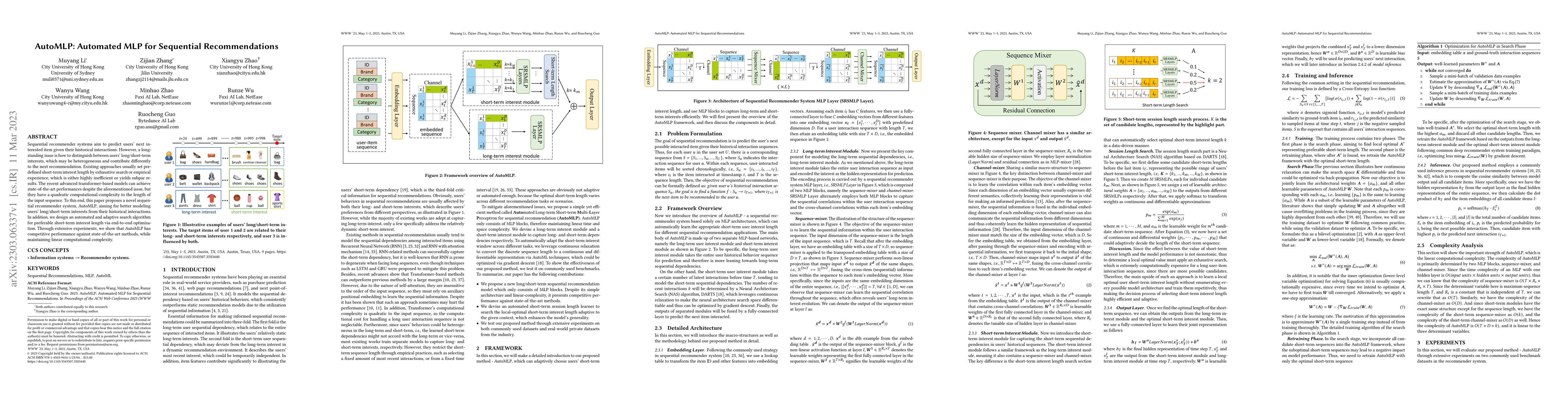 Thumbnail for AutoMLP: Automated MLP for Sequential Recommendations