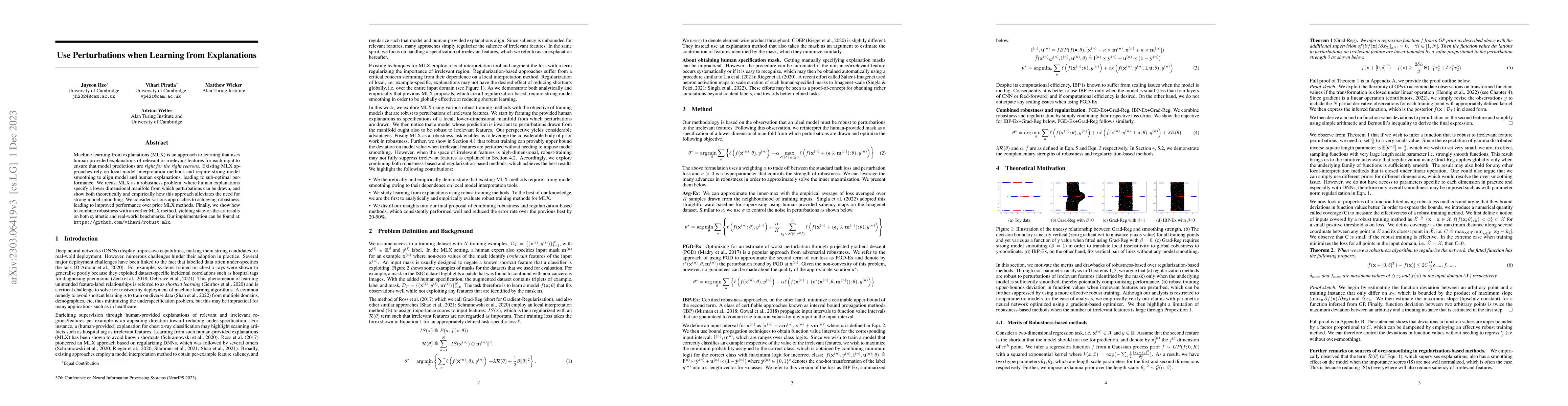 Thumbnail for Use Perturbations when Learning from Explanations