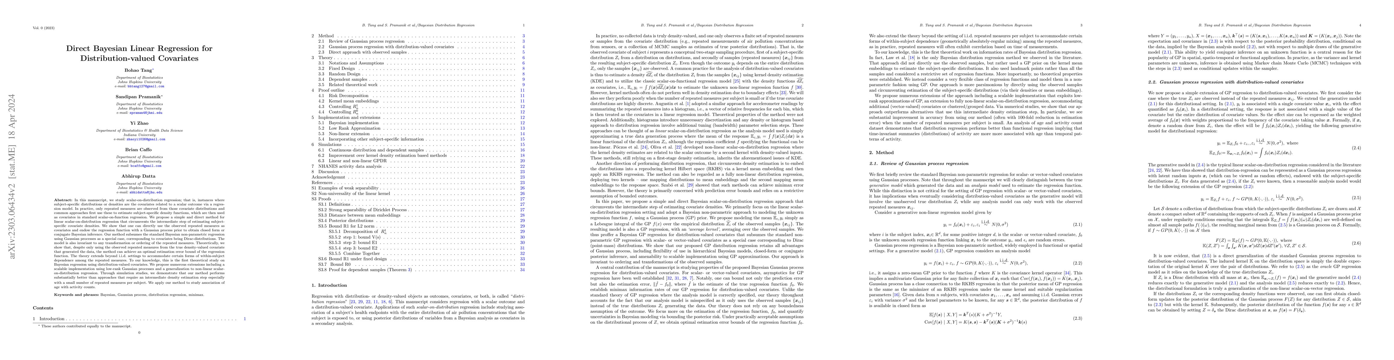 Thumbnail for Direct Bayesian Regression for Distribution-valued Covariates