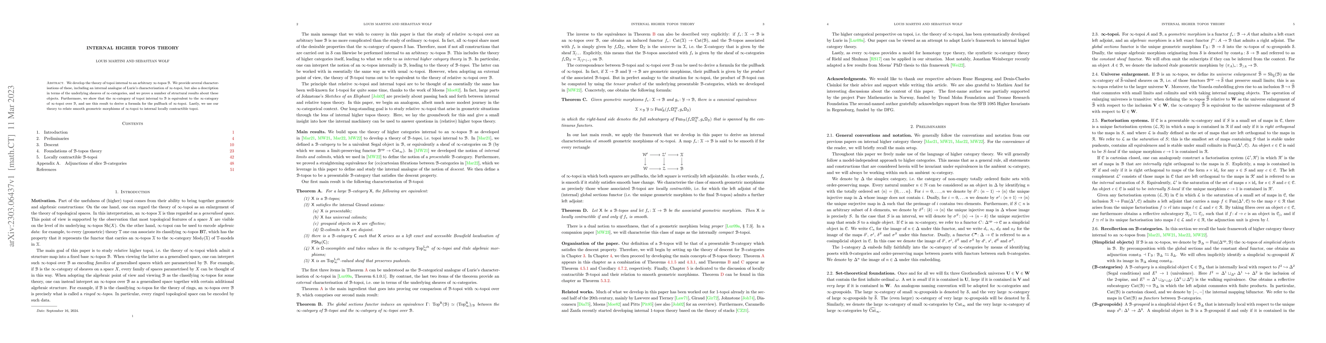 Thumbnail for Internal higher topos theory